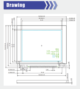 Hersteller Benutzer definiert 320240 LCD-Zeichen LCD-Modul 320 X240 LCD-Display LCM-Modul Werks versorgung 3,8 Zoll FSTN-ANZEIGE - Product Image 6