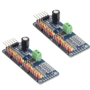 PCA9685 Controlador de servomotor PWM de 16 canales Interfaz de módulo IIC de 12 bits Módulo de protección de módulo PCA9685 a la venta - Product Image 2