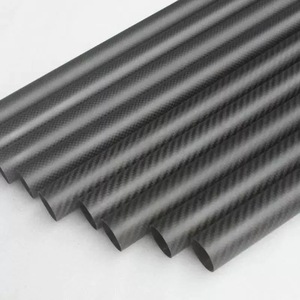 High <strong>Modulus</strong> 3k Carbon Fiber Round Tube Light-Weight Glossy Twill Pattern with Matte Finish High Strength for Sports Equipment - Product Image 4