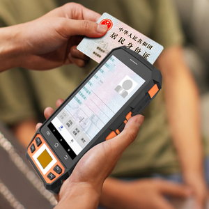 Escáner de huellas dactilares portátil C5000 biométrico Industrial PDA Android Smartphone con lector RFID/escáner de código de barras - Product Image 3
