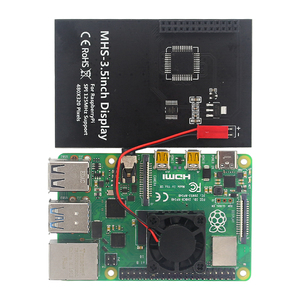 Raspbian Ubuntu Kali Retropieオプションケースファン用RaspberryPi 4B 3B 3B 125MHz SPI LCDディスプレイ用3.5インチタッチスクリーン - Product Image 4