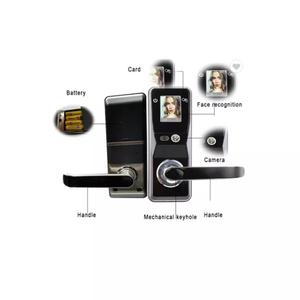 High <strong>Security</strong> Remote Control Smart Door Lock With Face Recognition Fingerprint &amp; Camera Compatible With Key Card &amp; <strong>Code</strong> - Product Image 5