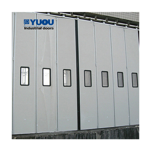 Tự động dọc gấp máy bay hangar cửa công nghiệp thương mại thép cách nhiệt <span class=keywords><strong>accordion</strong></span> gấp hangar cửa - Product Image 3
