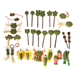 Juguetes para gatos Catnip Natural Silivervine Food Matatabi Stick Juguetes de limpieza de dientes - Product Image 1
