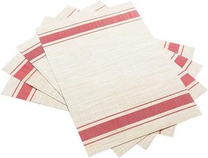 新款竹子系列PVC防滑防水防油隔热桌垫 - Product Image 2