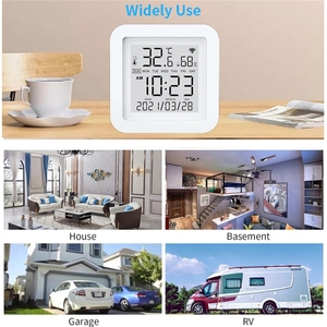 TH06 дистанционное управление через приложение Tuya Smart Home Wifi цифровой датчик температуры и влажности для дома - Product Image 6