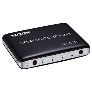 V2.0 3-in-1 IRリモコンスイッチ用プラスチックビデオスプリッタ & コンバータ4K x 2K @ 60Hz HDCP2.2 18Gbps HDR10 - Product Image 4