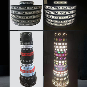 Gacent Factory <strong>Custom</strong> High Visible Reflective <strong>Elastic</strong> Nylon Webbing for Pet Leash Safety Belt Webbing - Product Image 6
