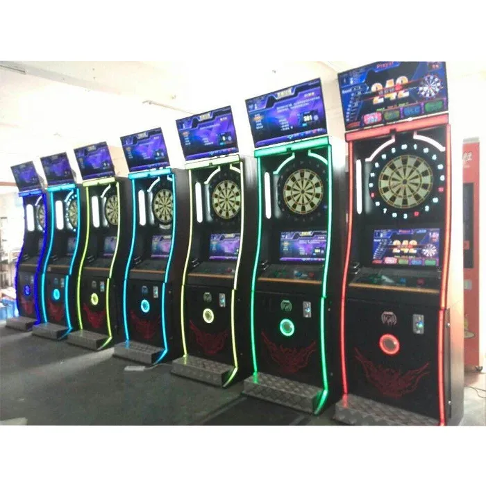 Mesin dart arkade sport dalam ruangan mesin permainan anak panah elektronik untuk klub