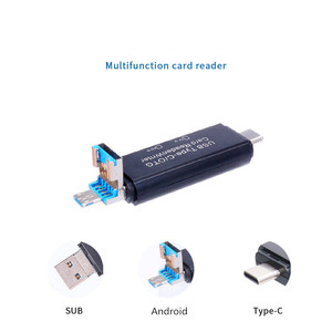 Hot OTG Reader USB 3.0 multifunzione 2 In 1 lettura e scrittura contemporaneamente lettore di schede di memoria per PC Laptop Phone - Product Image 5