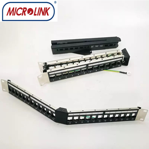 24 Port Foldable CAT6 <strong>Patch</strong> <strong>Panel</strong> UTP STP CAT6 CAT6A RJ45 Modular Blank Angled Network <strong>Patch</strong> <strong>Panel</strong> - Product Image 5