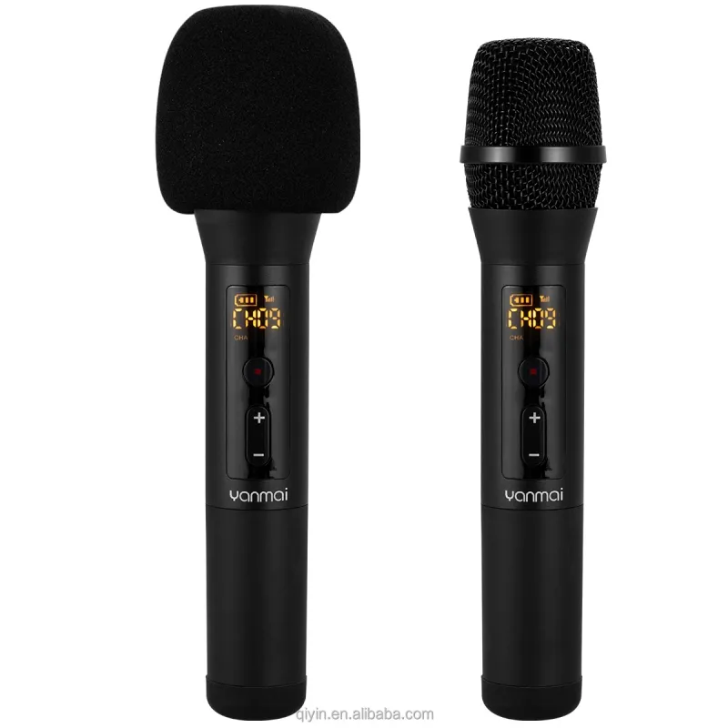 Kablosuz mikrofon Karaoke yayın stüdyo Mike dinamik profesyonel konferans kablosuz UHF mikrofon