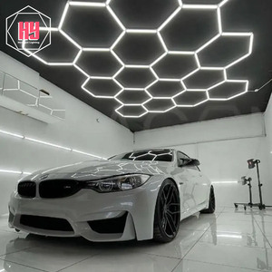 Factory Car Workshop luce a nido d'ape Design geometrico fai da te ad alta luminosità esagonale Garage luce da lavoro esagonale luce a Led - Product Image 6