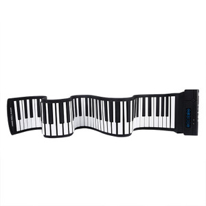USB Gummierte flexible digitale Klavier tastatur für Kinder Perfektes Geschenk Aufrollen Klavier Großhandel 88 Tasten Elektrische Tastatur Farbbox
