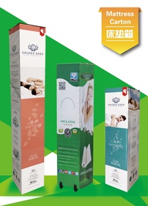 定制大纸板纸盒重型车轮手柄标志印刷包装卷床垫纸箱定制尺寸 - Product Image 6