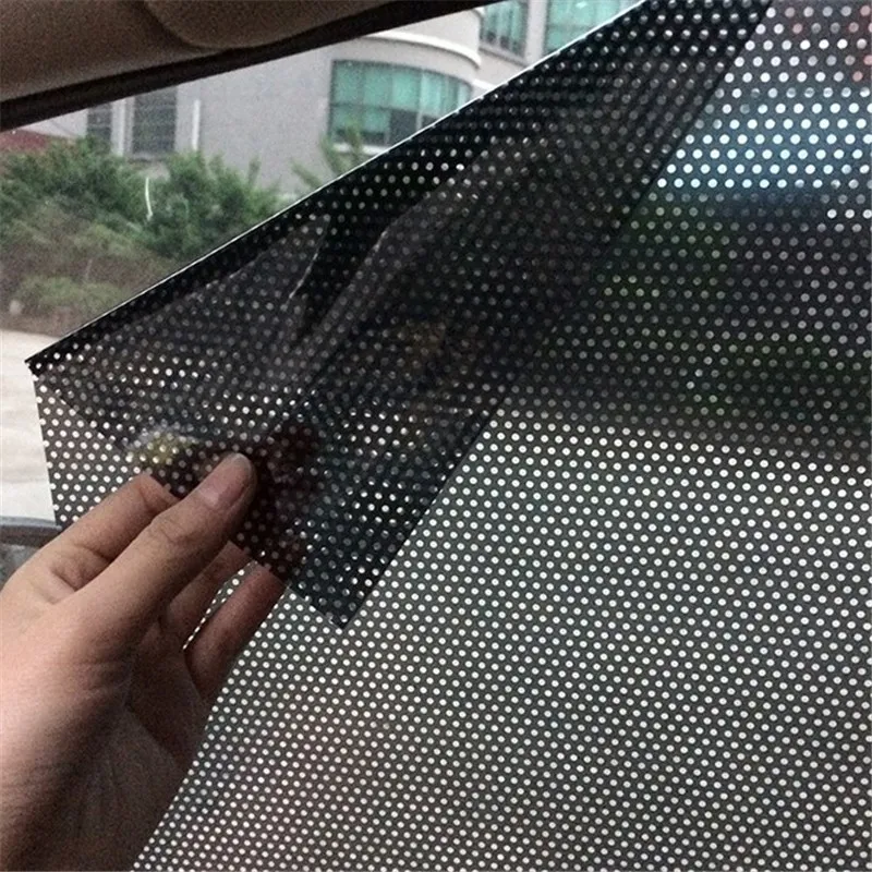 Auto Sonnenschutz anti statische Sonnencreme Wärme isolierung Aut ofens ter folie Seiten fenster Sonnenschutz Vorhang Punkt Mesh Mesh Film