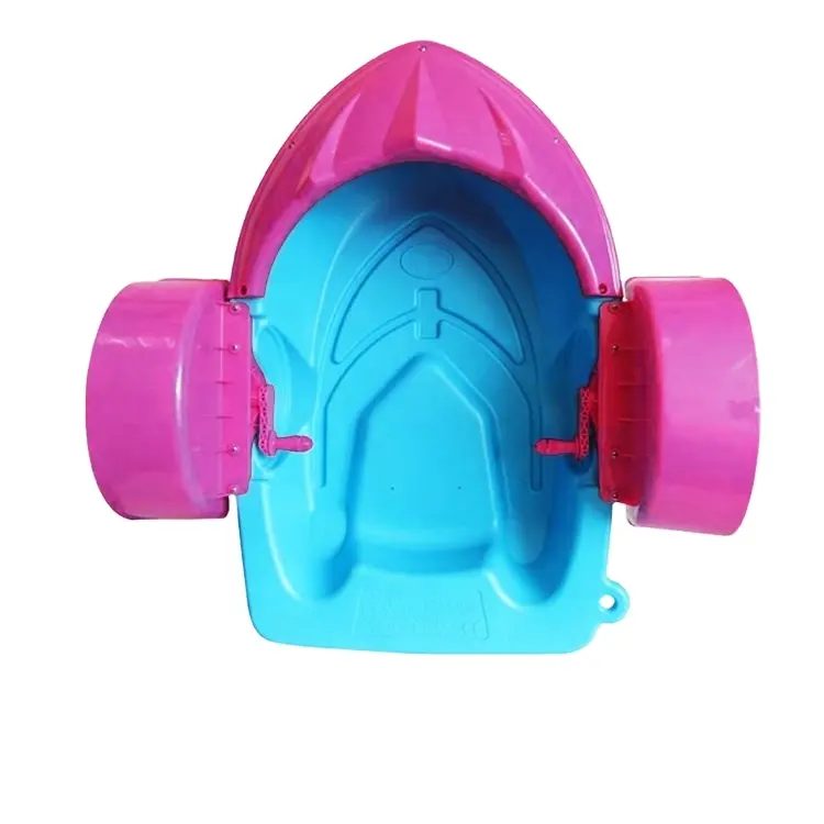 Different Sizes Family HDPE Plastic Hand Water Pedal Paddle Boat Row Boats With High Quality For Kids Adults Sale
