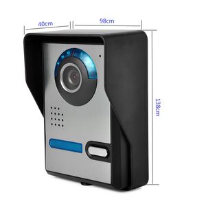 High Definition Wired Video Door Phone <strong>Intercom</strong> <strong>System</strong> with Touch Button for Villa or Office <strong>Access</strong> Control