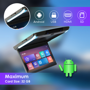 Car Roof <strong>Monitor</strong> IPS 11.6 Inch Flip Down Screen Overhead Multimedia Video Ceiling Roof Mount Display Car <strong>Monitor</strong> Android - Product Image 4
