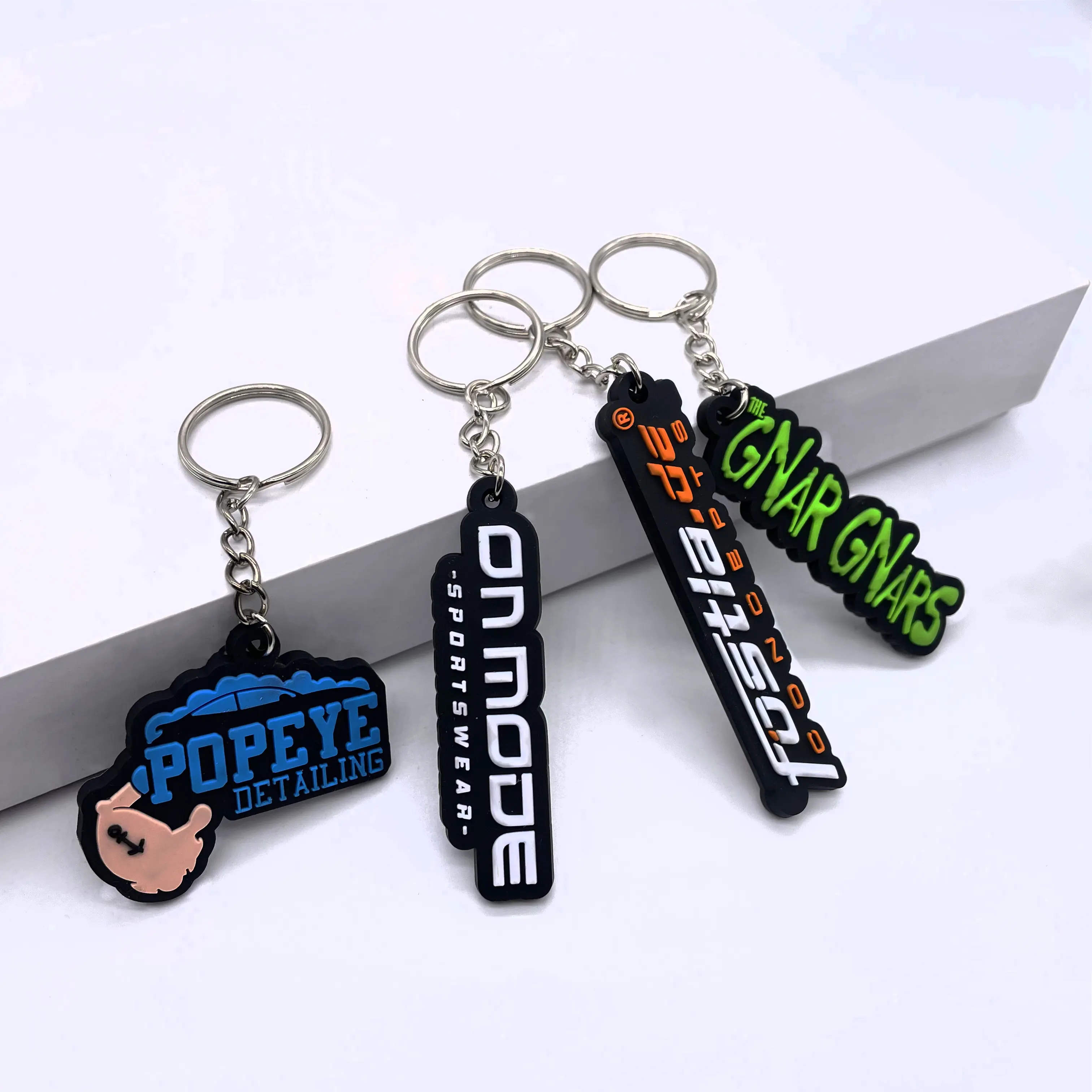 Portachiavi in pvc morbido regalo personalizzato e aziendale con 2d e 3d personalizza il tuo logo portachiavi portachiavi in gomma morbida