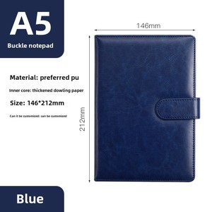 Factory Wholesale A5 Hardcover <strong>Notebook</strong> Customizable PU Imitation Leather Cover A6 Business Gift Box Set <strong>Log</strong> <strong>Printed</strong> <strong>Notebook</strong> - Product Image 6