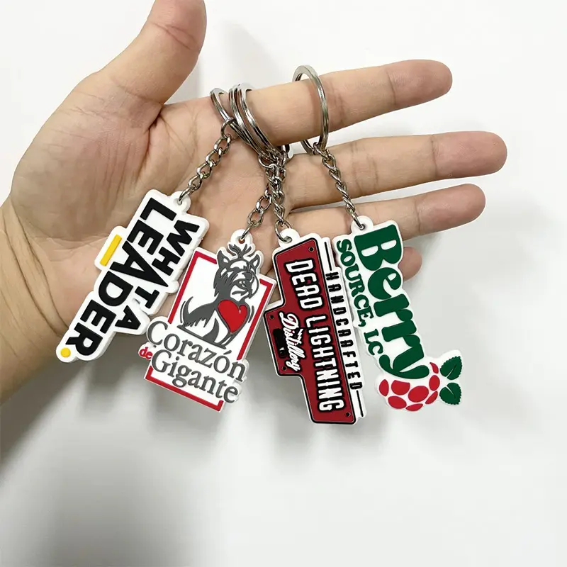Manufacturer Wholesales High Quality Custom Soft Pvc Cute Promotional Keychains 3D Cartoon Key Chains
