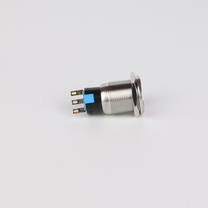 16mm 19mm 22mm wasserdichter Edelstahl 1no 1nc 3-poliger Drehknopf schalter mit Schlüssel