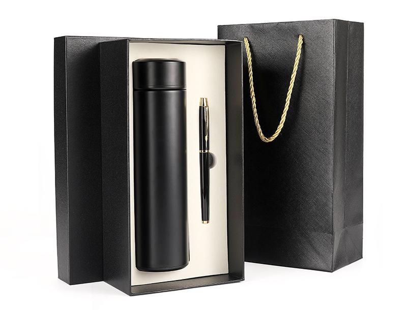 Black with Thermos mug