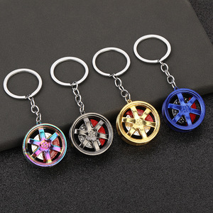Creative Gear Head Keychain Speed Gearbox Keyring for Car <strong>Key</strong> <strong>Turbo</strong> Hub Brake Disc Pendant Shock Absorber <strong>Keys</strong> Holder Chain Ring