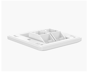 ZHEFAN Großhandel Outlet Moderne Luxus 86 Typ Wand USB-Platte Weiße Frontplatte 2 Port RJ45 Für Netzwerk