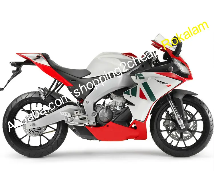 לaprilia RS4 50 125 אופנועים 2012 2013 2014 2015 לבן אדום ירוק להריון ולידה Fairing Aftermarket קיט