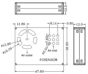 大気環境検出用多機能大気質検出センサーモジュール - Product Image 6