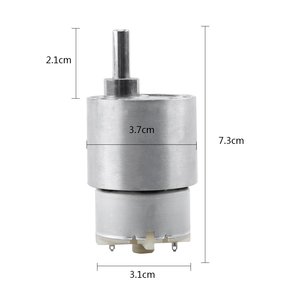 DC电机12v微型DC减速电机24V 7转/分至1000转/分可逆调速DIY电动DC微型电机，用于智能设备 - Product Image 2