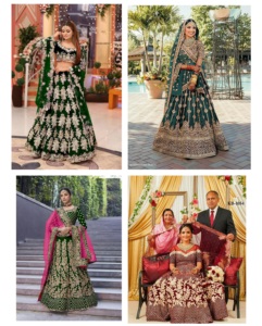 直接工場供給結婚式LehengaCholi刺繍作業ファンシードリブライダルLehengaCholi輸出販売 - Product Image 6