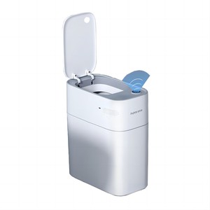 スマート電気スタンディングゴミ箱非接触ゴミ箱カバー付きコンパクト長方形屋内PPゴミビン家庭用収納 - Product Image 6