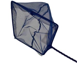 <strong>Plastic</strong> Coated Light Weight Iron Wire Rust-proof Mini Goldfish Polyester square <strong>Soft</strong> Fishing Landing <strong>Net</strong> for Children - Product Image 2