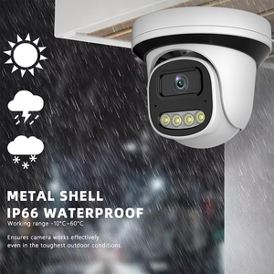 8 MP PoE IP-Kamera, intelligentes Hybrid licht mit Blitzlicht und Audio warnung, Erkennung von Menschen/Fahrzeugen, 2-Wege-Audio (OEM ohne Logo) - Product Image 6