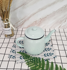 定制彩色Logo批发纯色搪瓷锅铸铁厨房家用搪瓷锅家居用品 - Product Image 4