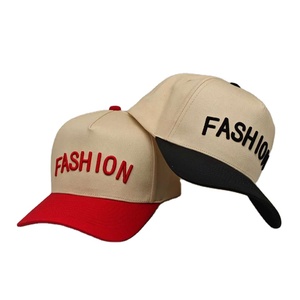 High Quality Custom Embroidery <strong>Two</strong> <strong>Tone</strong> Colors <strong>5</strong> <strong>Panel</strong> Baseball Caps a Frame Snapback Hat - Product Image 3