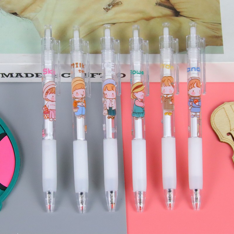 0.5mm-prix unique-stylo presse petite fille