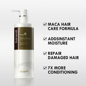 Karseell 500ml Maca temel organik Bio Keratin kollajen anti-saç dökülmesi besleyici saç kremi