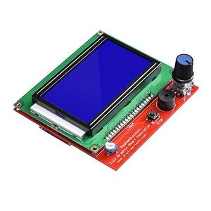 Reprap Smart Controller 12864 LCD-Display mit Karte für 3D-Drucker RAMPS 1.4/Mendel/Prusa /Arduino-kompatibles 128x64 Blue LCD