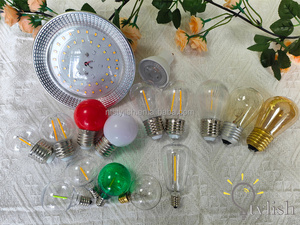 Dekoratif filament ampul plastik S14 ampul için su geçirmez şerit ışık E27 110V 1W 24V 2W veranda dize için - Product Image 5