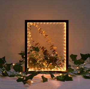 Bóng Hộp Khung Với Đèn 10 ''8' 'Bộ Nhớ Hộp Keepsakes Hiển Thị Trường Hợp Khô Hoa 3D Sâu Sáng Hình Ảnh Khung - Product Image 4