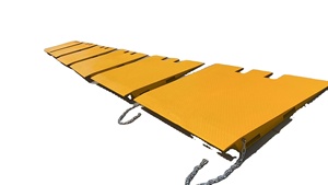 Rampa de carga de contenedores Rampa de contenedor de envío autosuficiente de acero resistente Rampa de carga de contenedores de carretilla elevadora de capacidad de 2 toneladas - Product Image 3