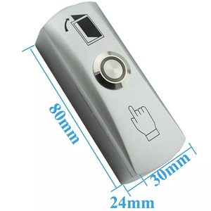 Elock pulsante di uscita luminosa serie es312L scatola di backup blu luminoso in acciaio inox NO/COM/NC pulsante di uscita