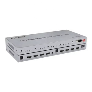 V2.0 4K HDMIマトリックス4X4 EDID対応RS232 HDMIスイッチ4X4マトリックスオーディオ付き - Product Image 5