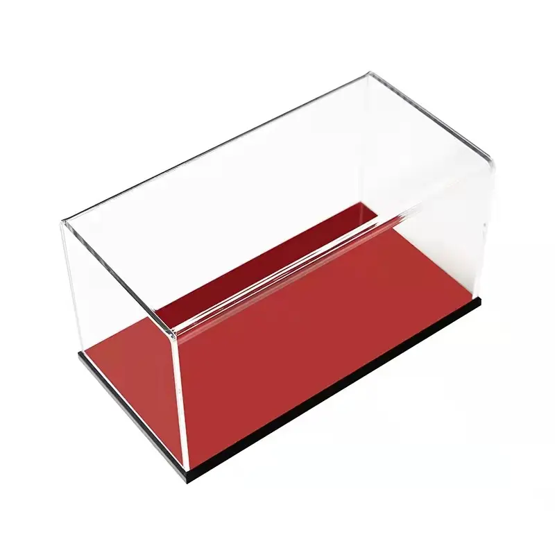 Vetrina in Plexiglass con scatola in acrilico trasparente per oggetti da collezione, giocattoli, cosmetici, scarpe, borse per la casa