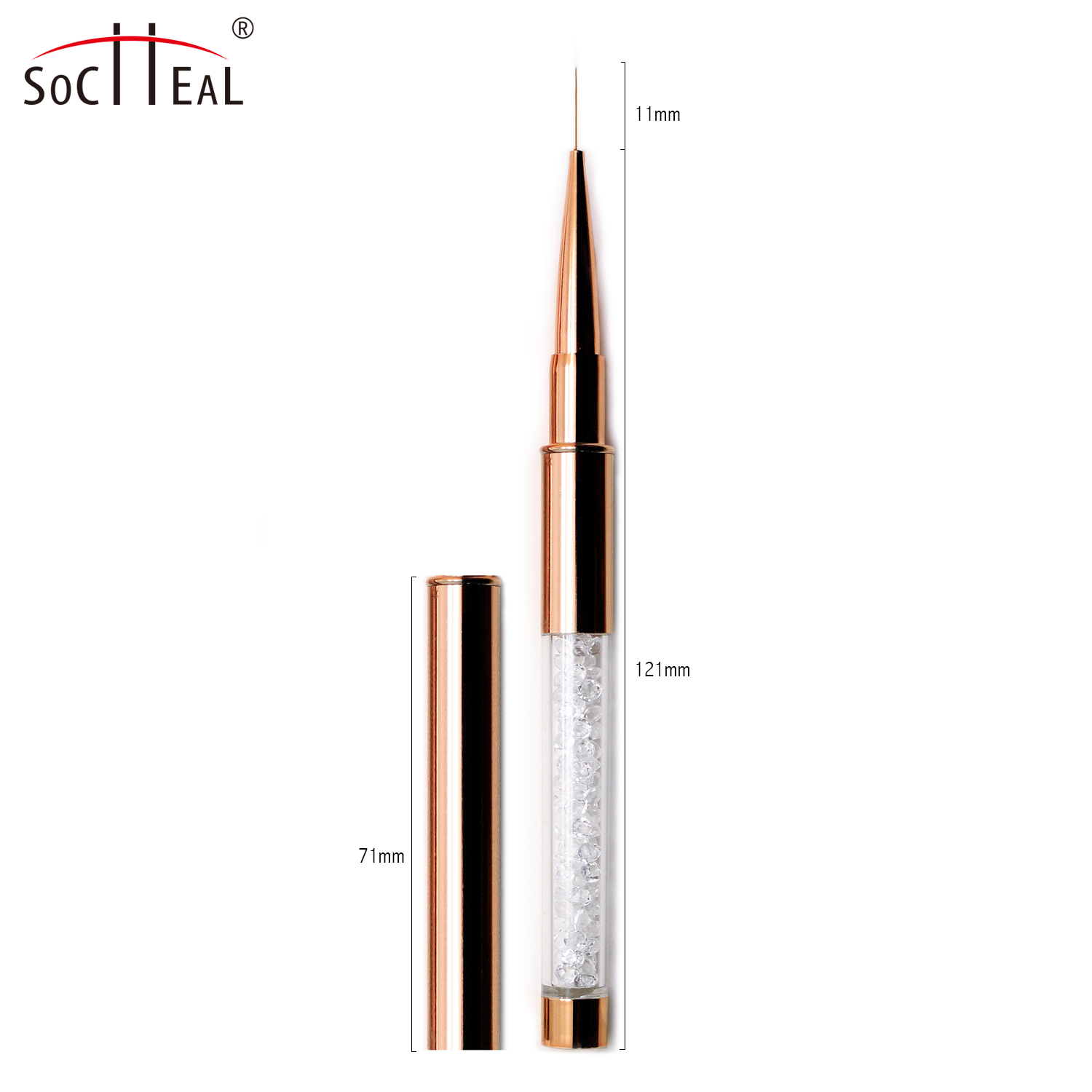 Pinceau liner pour ongles 11 mm