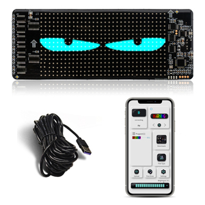 RGB Scrolling <strong>Message</strong> LED <strong>Display</strong> Screen <strong>Bluetooth</strong> Car <strong>Display</strong> Banner Soft Flexible LED Panel for Store Advertising - Product Image 1